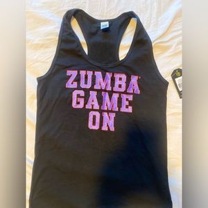 Zumba Tank “ Zumba Game On” with tags- L